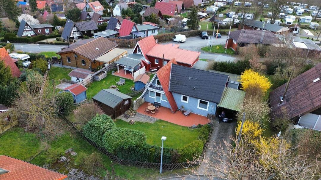 Behagliches Nurdachhaus Im Ferienhausgebiet Langelsheim Exterior foto